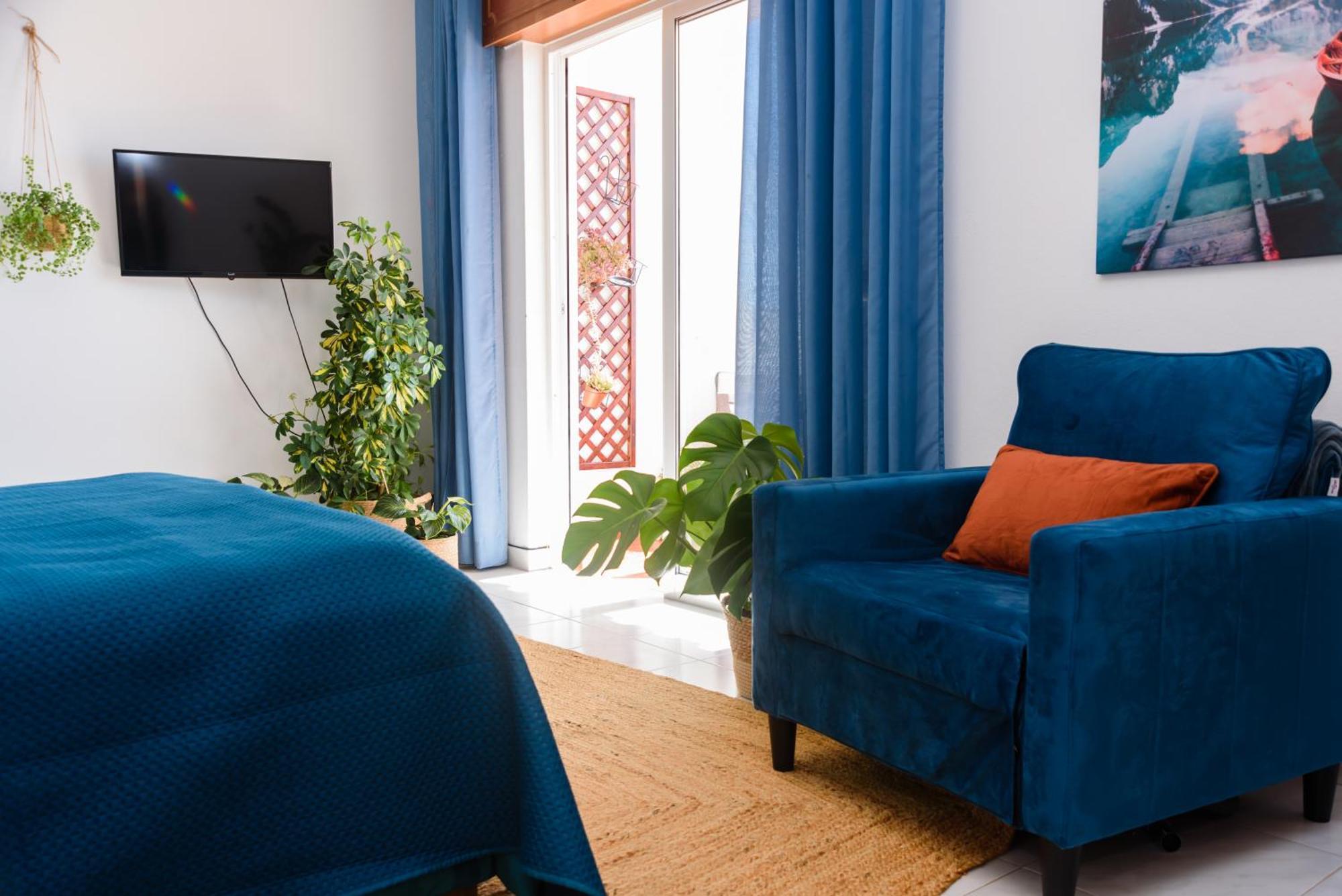 Hillside Studio With Sea View & Fibre Internet Albufeira Exteriör bild